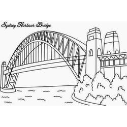 Dibujo para colorear: Puente (Edificios y Arquitectura) #62879 - Dibujos para colorear