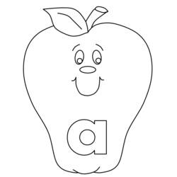 Dibujo para colorear: Alfabeto (Educativo) #124738 - Dibujos para Colorear e Imprimir Gratis