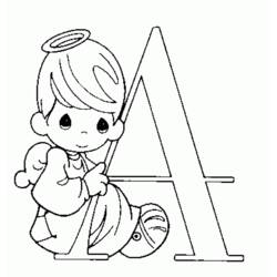 Dibujo para colorear: Alfabeto (Educativo) #124780 - Dibujos para Colorear e Imprimir Gratis