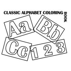 Dibujo para colorear: Alfabeto (Educativo) #124839 - Dibujos para Colorear e Imprimir Gratis