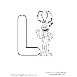 Dibujo para colorear: Alfabeto (Educativo) #124955 - Dibujos para Colorear e Imprimir Gratis