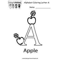 Dibujo para colorear: Alfabeto (Educativo) #124977 - Dibujos para Colorear e Imprimir Gratis