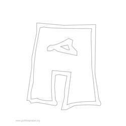 Dibujo para colorear: Alfabeto (Educativo) #125029 - Dibujos para Colorear e Imprimir Gratis