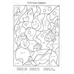 Dibujo para colorear: Dibujos mágicos (Educativo) #126284 - Dibujos para Colorear e Imprimir Gratis