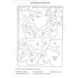 Dibujo para colorear: Dibujos mágicos (Educativo) #126285 - Dibujos para Colorear e Imprimir Gratis