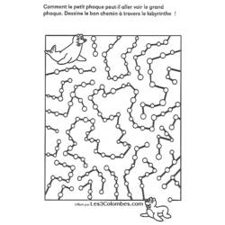 Dibujo para colorear: Laberintos (Educativo) #126603 - Dibujos para Colorear e Imprimir Gratis