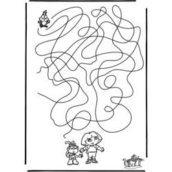 Dibujo para colorear: Laberintos (Educativo) #126619 - Dibujos para Colorear e Imprimir Gratis