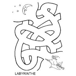 Dibujo para colorear: Laberintos (Educativo) #126731 - Dibujos para Colorear e Imprimir Gratis