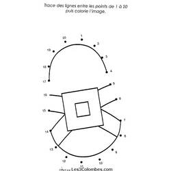 Dibujo para colorear: Punto a punto colorear (Educativo) #125931 - Dibujos para Colorear e Imprimir Gratis