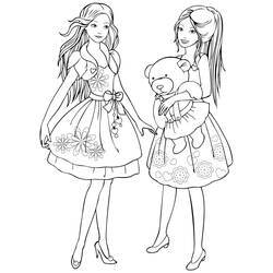 Dibujo para colorear: Adolescente (Familia y Amigos) #194484 - Dibujos para Colorear e Imprimir Gratis