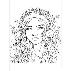 Dibujo para colorear: Adolescente (Familia y Amigos) #194497 - Dibujos para Colorear e Imprimir Gratis