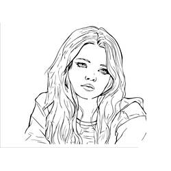 Dibujo para colorear: Adolescente (Familia y Amigos) #194512 - Dibujos para Colorear e Imprimir Gratis