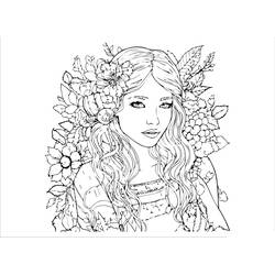 Dibujo para colorear: Adolescente (Familia y Amigos) #194518 - Dibujos para Colorear e Imprimir Gratis
