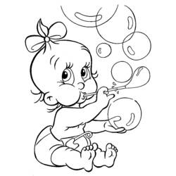 Dibujo para colorear: Bebé (Familia y Amigos) #86586 - Dibujos para Colorear e Imprimir Gratis