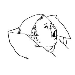 Dibujo para colorear: Bebé (Familia y Amigos) #86587 - Dibujos para Colorear e Imprimir Gratis