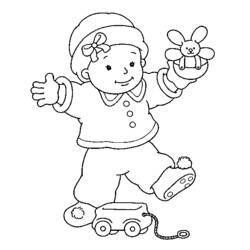 Dibujo para colorear: Bebé (Familia y Amigos) #86592 - Dibujos para Colorear e Imprimir Gratis