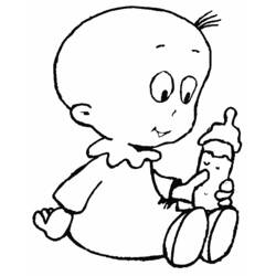 Dibujo para colorear: Bebé (Familia y Amigos) #86703 - Dibujos para Colorear e Imprimir Gratis