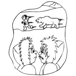 Dibujo para colorear: Esquimal (Familia y Amigos) #191302 - Dibujos para Colorear e Imprimir Gratis