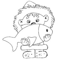 Dibujo para colorear: Esquimal (Familia y Amigos) #191308 - Dibujos para Colorear e Imprimir Gratis