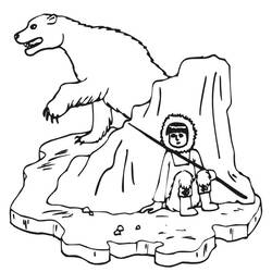Dibujo para colorear: Esquimal (Familia y Amigos) #191324 - Dibujos para Colorear e Imprimir Gratis