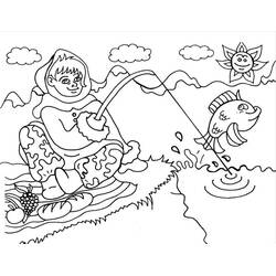 Dibujo para colorear: Esquimal (Familia y Amigos) #191327 - Dibujos para Colorear e Imprimir Gratis