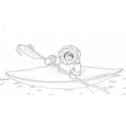 Dibujo para colorear: Esquimal (Familia y Amigos) #191328 - Dibujos para Colorear e Imprimir Gratis