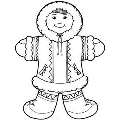 Dibujo para colorear: Esquimal (Familia y Amigos) #191332 - Dibujos para Colorear e Imprimir Gratis