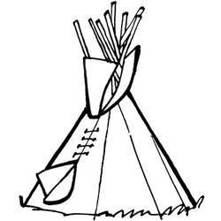 Dibujo para colorear: Nativo Americano (Familia y Amigos) #149051 - Dibujos para Colorear e Imprimir Gratis
