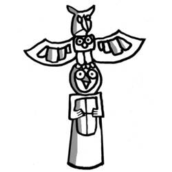 Dibujo para colorear: Nativo Americano (Familia y Amigos) #149063 - Dibujos para Colorear e Imprimir Gratis