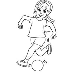 Dibujo para colorear: Niña (Familia y Amigos) #96518 - Dibujos para Colorear e Imprimir Gratis