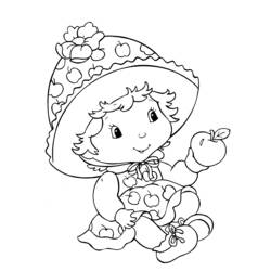 Dibujo para colorear: Niña (Familia y Amigos) #96573 - Dibujos para Colorear e Imprimir Gratis