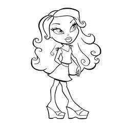 Dibujo para colorear: Niña (Familia y Amigos) #96629 - Dibujos para Colorear e Imprimir Gratis