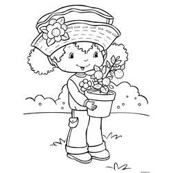 Dibujo para colorear: Niña (Familia y Amigos) #96643 - Dibujos para Colorear e Imprimir Gratis