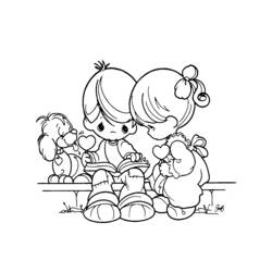 Dibujo para colorear: Niña (Familia y Amigos) #96744 - Dibujos para Colorear e Imprimir Gratis