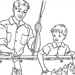 Dibujo para colorear: Papá (Familia y Amigos) #103619 - Dibujos para Colorear e Imprimir Gratis