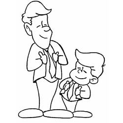 Dibujo para colorear: Papá (Familia y Amigos) #103626 - Dibujos para Colorear e Imprimir Gratis