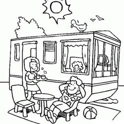 Dibujos para colorear: Vacaciones - Dibujos para Colorear e Imprimir Gratis