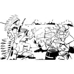 Dibujo para colorear: Vaquero (Familia y Amigos) #91514 - Dibujos para Colorear e Imprimir Gratis