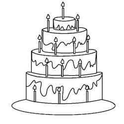Dibujo Aniversario (Fiestas y Celebraciones) #174639 para imprimir y colorear