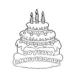 Dibujo Aniversario (Fiestas y Celebraciones) #174640 para imprimir y colorear