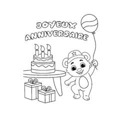 Dibujo Aniversario (Fiestas y Celebraciones) #174658 para imprimir y colorear