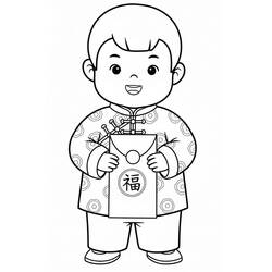 Dibujo Año Nuevo Chino (Fiestas y Celebraciones) #221749 para imprimir y colorear