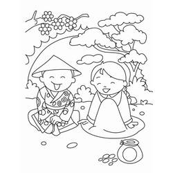 Año Nuevo Chino - Dibujos para colorear gratis