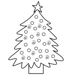 Dibujo para colorear: Árbol de Navidad (Fiestas y Celebraciones) #167446 - Dibujos para Colorear e Imprimir Gratis