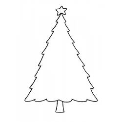 Dibujo para colorear: Árbol de Navidad (Fiestas y Celebraciones) #167494 - Dibujos para Colorear e Imprimir Gratis