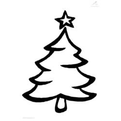 Dibujo para colorear: Árbol de Navidad (Fiestas y Celebraciones) #167530 - Dibujos para Colorear e Imprimir Gratis