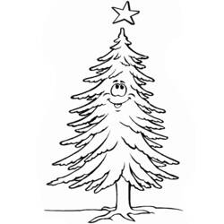 Dibujo para colorear: Árbol de Navidad (Fiestas y Celebraciones) #167657 - Dibujos para Colorear e Imprimir Gratis