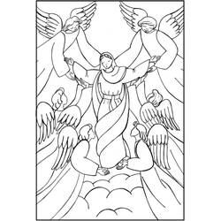 Dibujos para colorear: Asunción - Dibujos para Colorear e Imprimir Gratis