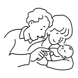 Dibujo para colorear: Bautismo (Fiestas y Celebraciones) #57476 - Dibujos para Colorear e Imprimir Gratis