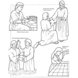 Dibujo para colorear: Bautismo (Fiestas y Celebraciones) #57575 - Dibujos para Colorear e Imprimir Gratis